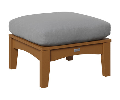 Berlin Gardens Classic Terrace Ottoman in Cedar