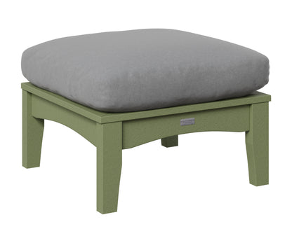 Berlin Gardens Classic Terrace Ottoman in Sage