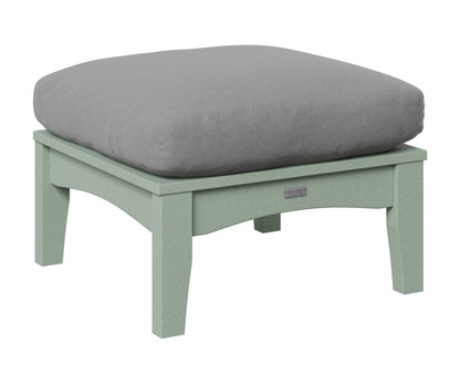 Berlin Gardens Classic Terrace Ottoman in Sea Foam