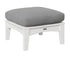 Berlin Gardens Classic Terrace Ottoman in White