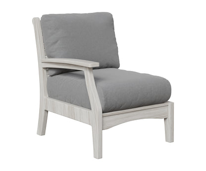 Berlin Gardens Classic Terrace Right Arm Club Chair in Seashell