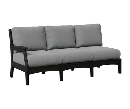 Berlin Gardens Classic Terrace Right Arm Sofa in Black