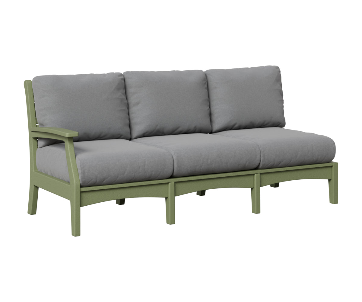 Berlin Gardens Classic Terrace Right Arm Sofa in Sage