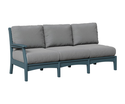 Berlin Gardens Classic Terrace Right Arm Sofa in Slate