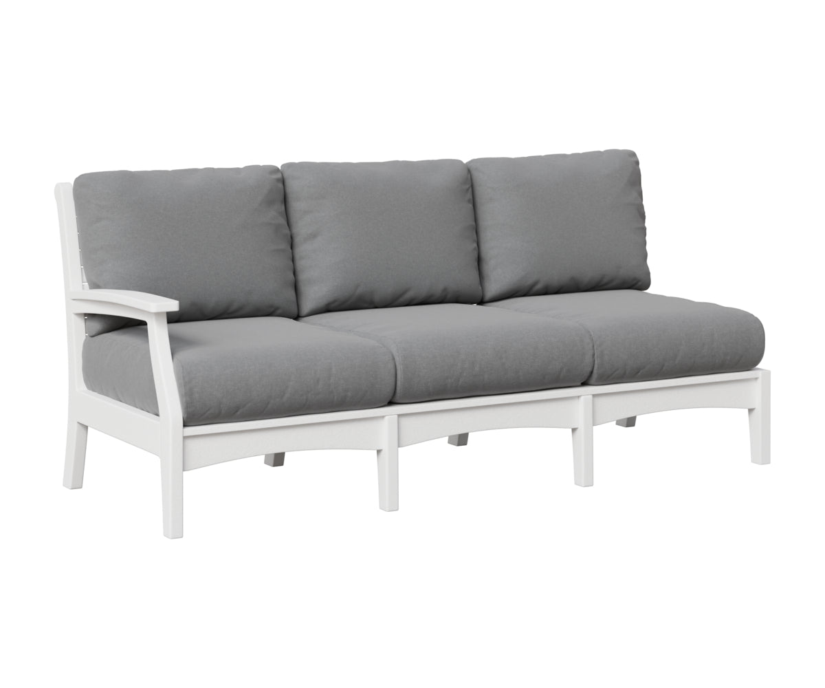 Berlin Gardens Classic Terrace Right Arm Sofa in White