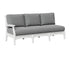 Berlin Gardens Classic Terrace Right Arm Sofa in White