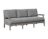Berlin Gardens Classic Terrace Sofa in Light Gray