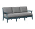 Berlin Gardens Classic Terrace Sofa in Slate