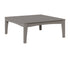 Berlin Gardens Classic Terrace Square Coffee Table in Light Gray
