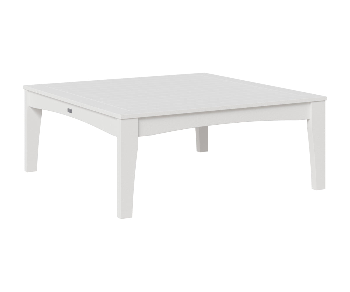 Berlin Gardens Classic Terrace Square Coffee Table in White