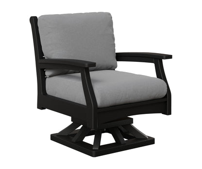 Berlin Gardens Classic Terrace Swivel Rocker in Black