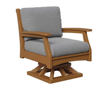 Berlin Gardens Classic Terrace Swivel Rocker in Cedar