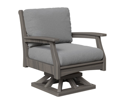 Berlin Gardens Classic Terrace Swivel Rocker in Coastal Gray