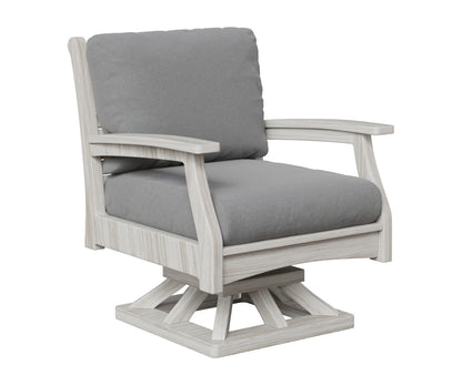 Berlin Gardens Classic Terrace Swivel Rocker in Seashell