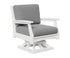 Berlin Gardens Classic Terrace Swivel Rocker in White