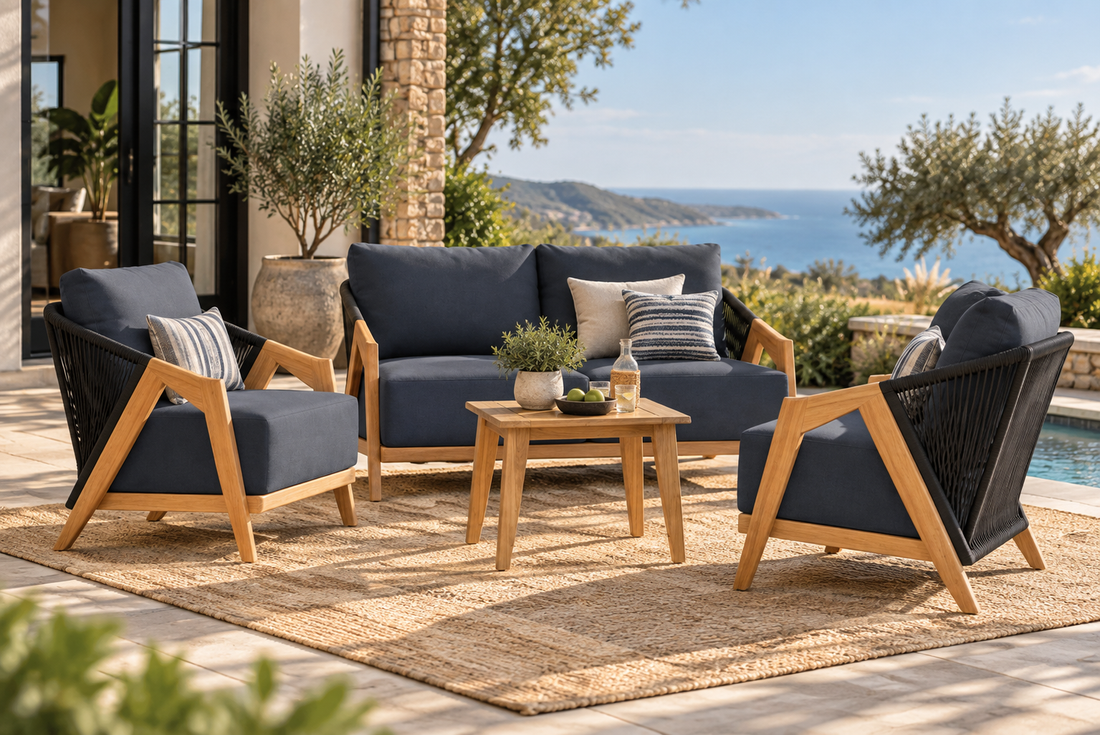 Lloyd Flanders Alpine 4-Piece Conversation Set