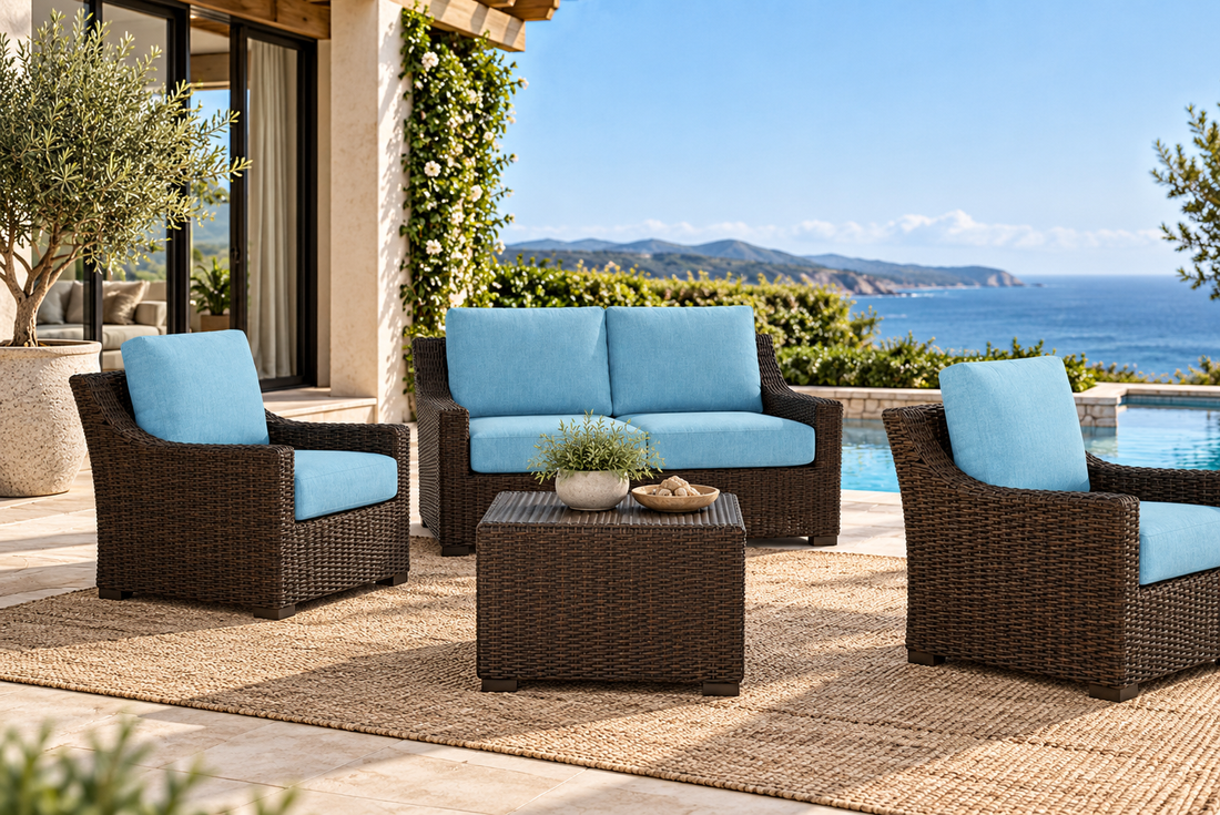 Lloyd Flanders Mesa 4-Piece Conversation Set