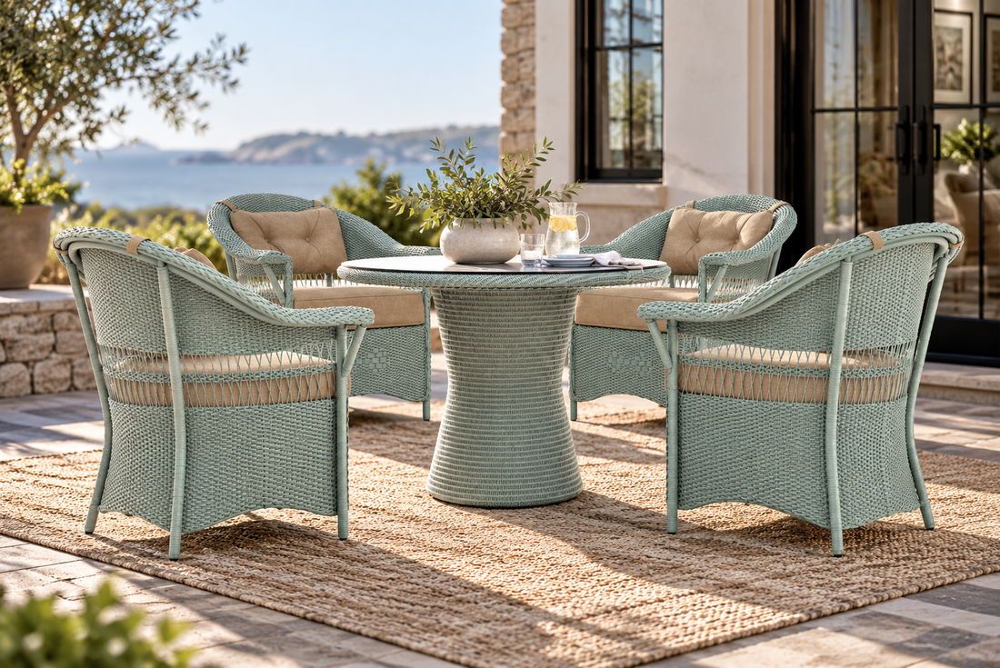 Lloyd Flanders Nantucket 5-Piece Dining Set