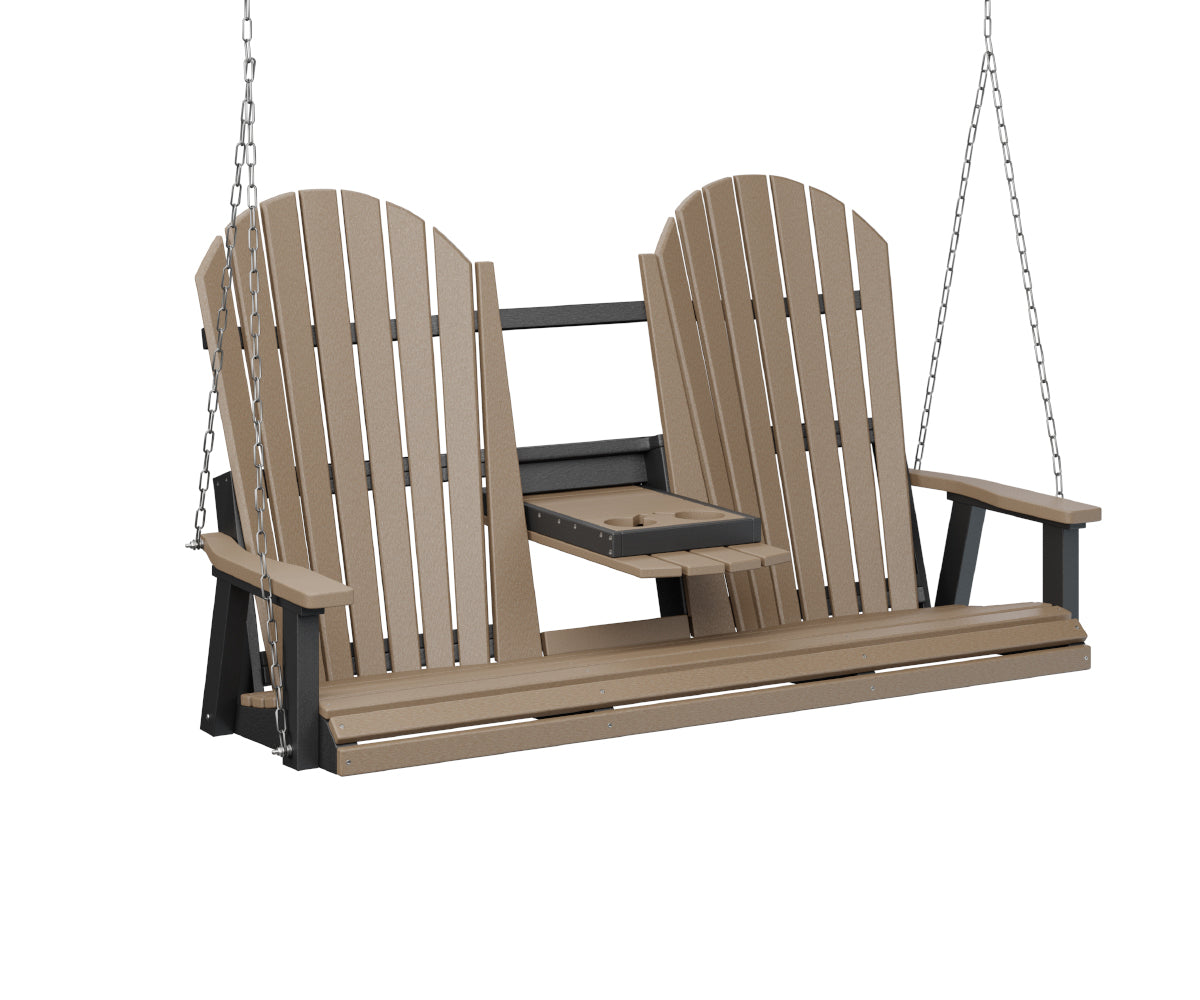 Berlin Gardens Comfo Back Three Seat Swing w/Console, lifestyle photo 2
