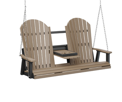 Berlin Gardens Comfo Back Three Seat Swing w/Console, lifestyle photo 2