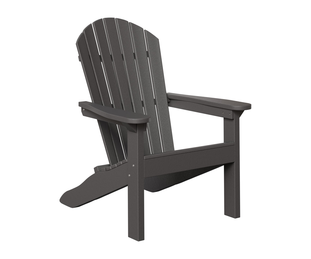 Berlin Gardens Comfo Back Adirondack Chair in Smoke Gray