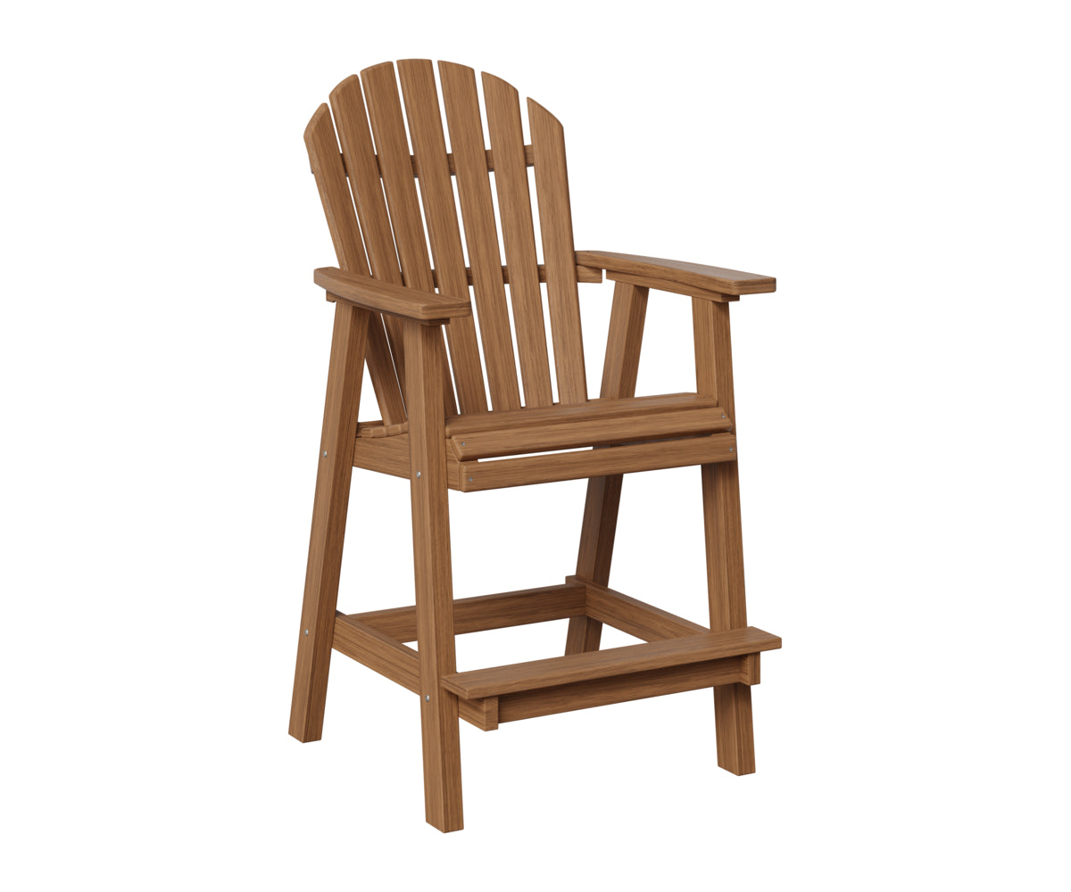 Berlin Gardens Comfo Back Bar Chair in Antique Mahogany