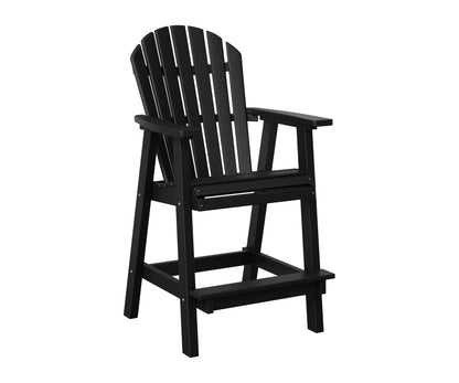 Berlin Gardens Comfo Back Bar Chair in Black