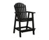Berlin Gardens Comfo Back Bar Chair in Black