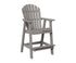 Berlin Gardens Comfo Back Bar Chair in Light Gray