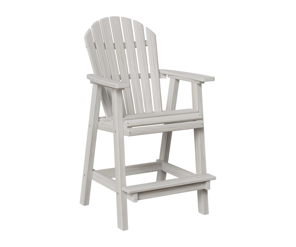 Berlin Gardens Comfo Back Bar Chair in Seashell
