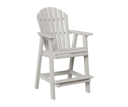 Berlin Gardens Comfo Back Bar Chair in Seashell