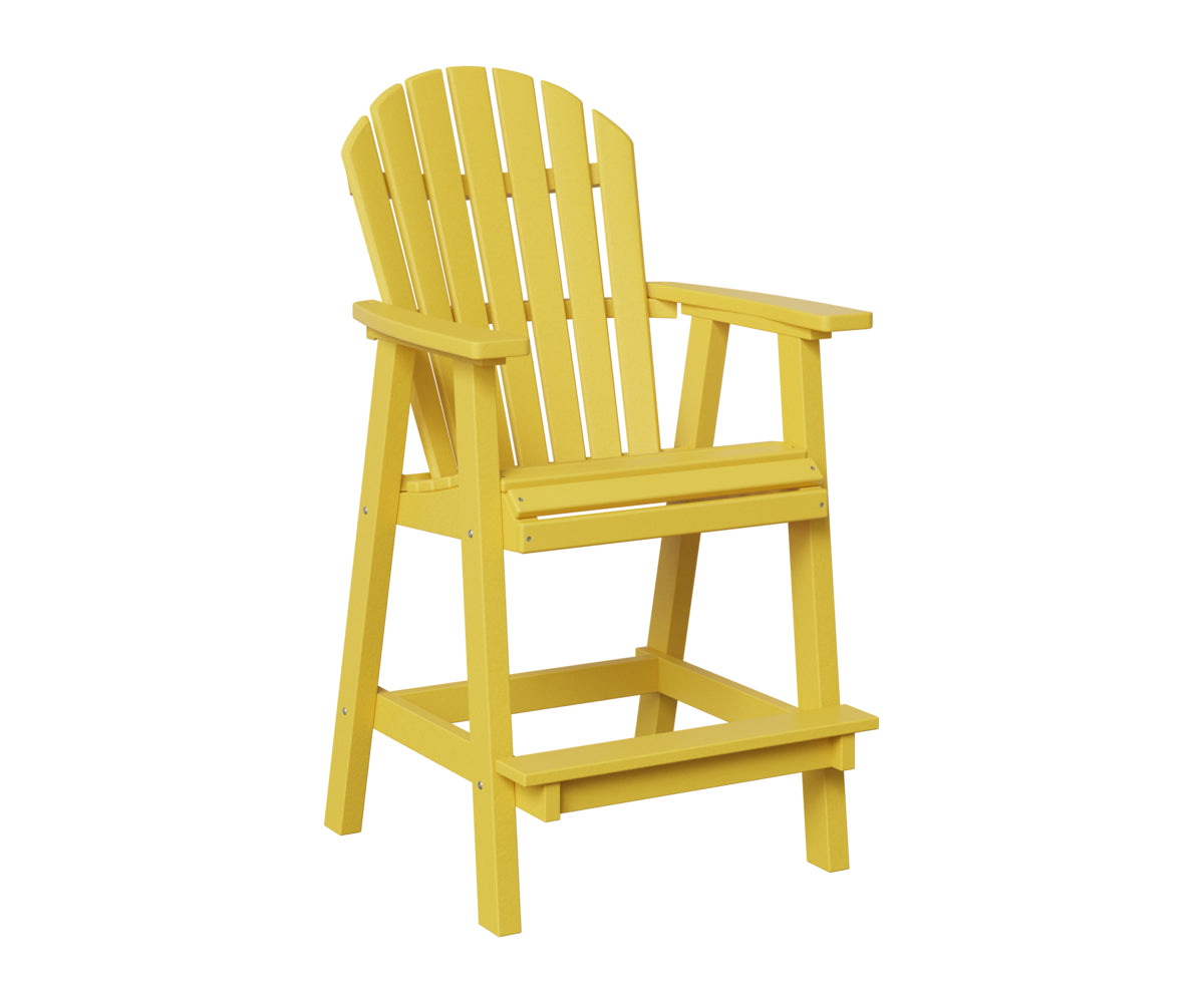 Berlin Gardens Comfo Back Bar Chair in Sunburst Yellow