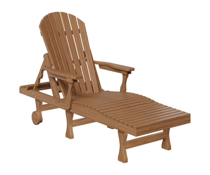 Berlin Gardens Comfo Back Chaise Lounge in Antique Mahogany