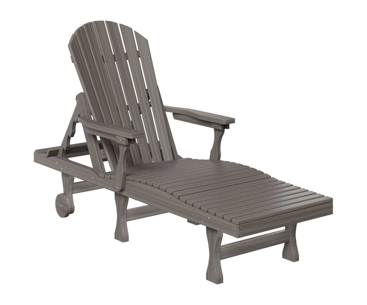 Berlin Gardens Comfo Back Chaise Lounge in Coastal Gray