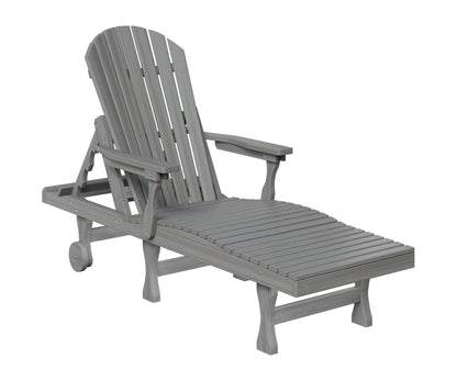 Berlin Gardens Comfo Back Chaise Lounge in Driftwood Gray