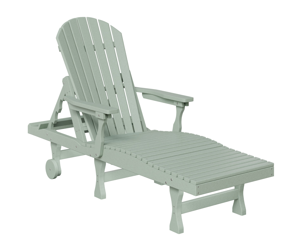 Berlin Gardens Comfo Back Chaise Lounge in Sea Foam