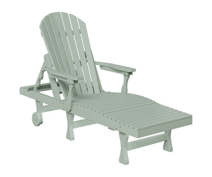 Berlin Gardens Comfo Back Chaise Lounge in Sea Foam