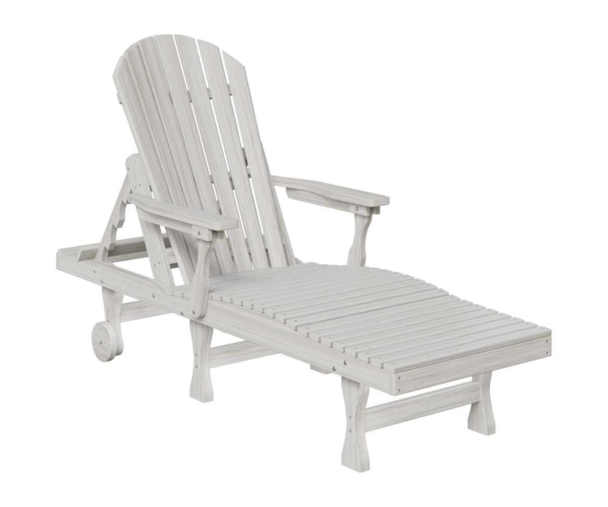 Berlin Gardens Comfo Back Chaise Lounge in Seashell