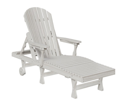 Berlin Gardens Comfo Back Chaise Lounge in Seashell