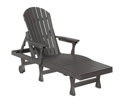 Berlin Gardens Comfo Back Chaise Lounge in Smoke Gray