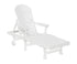 Berlin Gardens Comfo Back Chaise Lounge in White