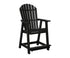 Berlin Gardens Comfo Back Counter Chair in Black