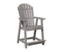 Berlin Gardens Comfo Back Counter Chair in Light Gray