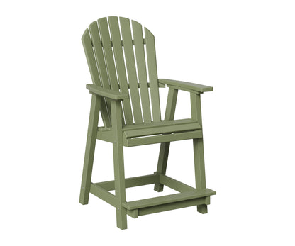 Berlin Gardens Comfo Back Counter Chair in Sage