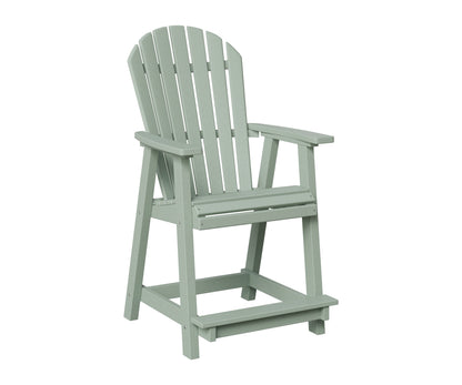 Berlin Gardens Comfo Back Counter Chair in Sea Foam