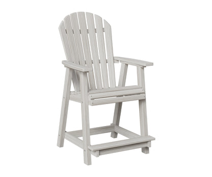 Berlin Gardens Comfo Back Counter Chair in Seashell