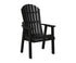 Berlin Gardens Comfo Back Deck Chair in Black