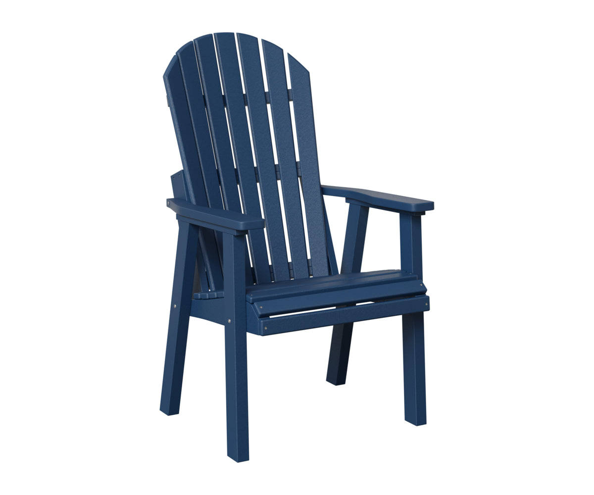 Berlin Gardens Comfo Back Deck Chair in Navy Blue