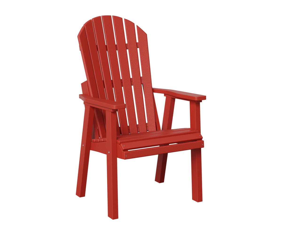 Berlin Gardens Comfo Back Deck Chair in Scarlet Red