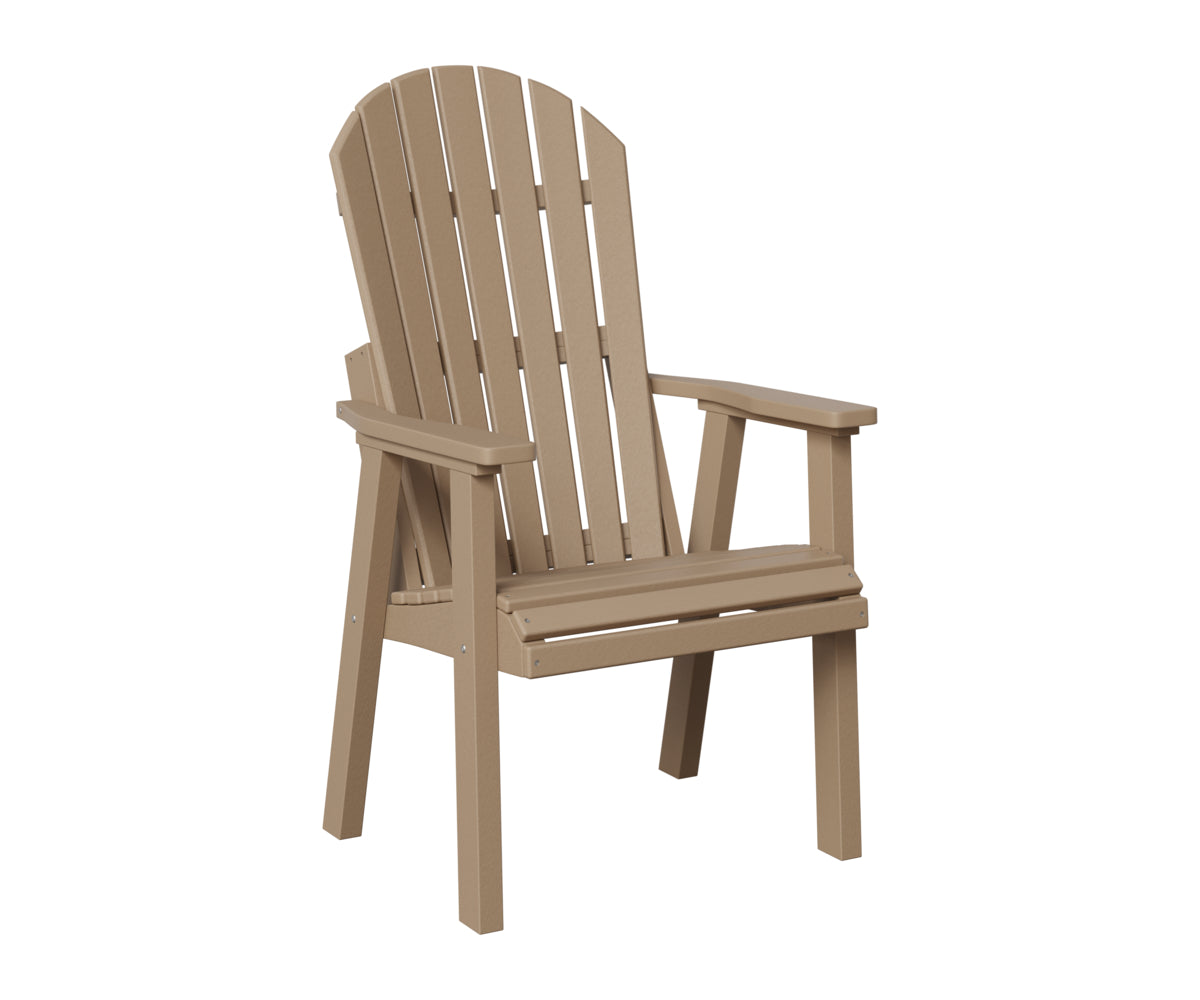 Berlin Gardens Comfo Back Deck Chair in Weatherwood
